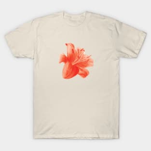 Red Lily Flower T-Shirt